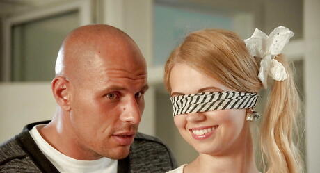 Very attractive girls Isabella Lui and Violette Pink in hardcore threesome scene 